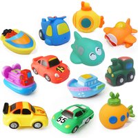 Water Toys Cartoon Classic Shower Bath Toy Cars Train Boats Bathroom Swimming Bathing Shower Educational Toys For Kids Gift
