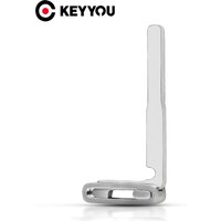 KEYYOU For Volvo S40 S60 S80 XC60 V40 V70 V60 Keyless Entry Uncut Insert Emergency Blade Accessories Remote Key Blank Blade