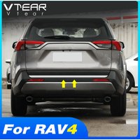 For Toyota RAV4 Accessories Rear Tail Trunk Door Trim Exterior Mouldings Cover Stainless Steel Auto Tailgate Protection 2022