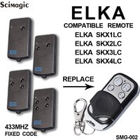 ELKA SKX1LC SKX2LC SKX3LC SKX4LC garage door remote control replacement 433Mhz clone command handheld launch transmitter