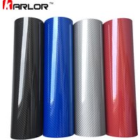 Auto Styling 50*200 cm DIY Hochglanz 5D Carbon Faser Vinyl Wrap Film Motorrad Autos Auto Aufkleber Und abziehbilder Zubehör