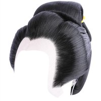 Ancient Japanese Geisha Cosplay Wig Women Hair Traditional Stage Perform