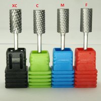 EasyNail~ 1pcs Flat shape Carbide Nail Drill Bit nail file Nail Art Tools Gel remover Nail Cleaner Bit,Quality ungsten steel
