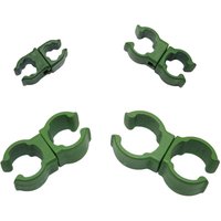 20Pcs Plant Climbing Frame Clips Garden Support Stick Connector Fixed Shelf Stake Clamps Trellis Stand Joint Fastener 360 Degree