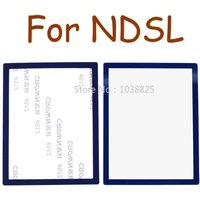 1set Multicolor For DS Lite Upper lower lcd lens top bottom screen lens plastic screen lens cover for NDSL console
