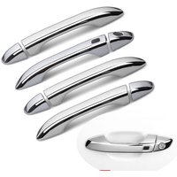 For Kia Sportage 4 QL KX5 2016 2017 2018 2019 2020 Carbon Fiber Chrome Car Door Handle Cover Trim Sticker Styling Accessories