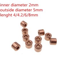 10pcs/lot oil mini bearing copper sleeve Copper base small bearing metallurgical parts gear