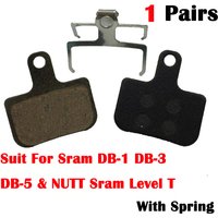 For Level NUTT SRAM DB-1 DB-3 1 Pair MTB Bicycle Disc Brake Pads Resin Suitable DB-5 NUTT Disc Brakes Sram level T Brake Pads