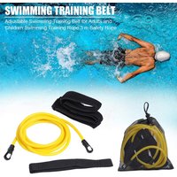 4M Swim Trainer Belt Swimming Training Safe Rubber Tube Elastic Pull Rope Resistance Band For Adult Kids Pool Accessories