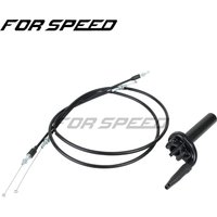 Motorcycle Throttle Settle Grips With Twister Tube Cables For Kayo K6 Honda CRF250R CRF250X CRF450X CRF 250R 250X Handlebar
