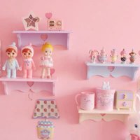 Wooden Wall-Mounted Storage Rack, Decoration Shelves, Baby, Children Room Decorations, Organizer Holder, Wall Shelf Decor Frame