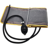 Universal Sphygmomanometer Cuff Double Tube Armband Medical Household Strap Accessories Cotton Cuff With D-ring Sphygmomanometer