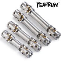 YEAHRUN Silver Metal Drive Shaft Joint for 1/14 Tamiya RC Tractor Truck Model Car Upgrade Spare Parts Accessories