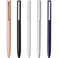 Metal Rotating Gel Pen Sign Pen with Refills for Xiaomi Metal Sign Pens 0.5MM Smooth Low-Key Elegant and Firm Office Business