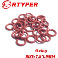 100 PCS Fuel Injector Upper O ring Repair Kits 21022 For Toyota Mazda Suzuki Denso 7.8*1.9MM