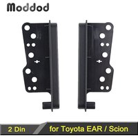 Car Radio Brackets Frame for Toyota Avalon Camry Corolla Echo Hatch Hilux Landcruiser RAV4 Yaris Scion Dash Mount Side Kit 2 Din