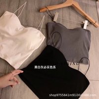 Frauen Baumwolle Unterwäsche Rohr Tops Sexy Einfarbig Top Mode Sport Tank Up Weibliche Dünne Bequeme Dessous Sexy Top