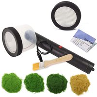 Static Grass Flocking Applicator Grass velvet machine Grass Flack Machine Grass Master Grass Planter for Modelling DIY Tool