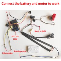 24V 12V DIY Children Electric Car Wire Harness with RC,wire harness for Kids Ride On toys Car