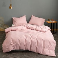 1 szt. różowa poszewka na kołdrę, poszewka na poduszkę dla dziewcząt, jednolity kolor, Pociel 200x220, poszewka na kołdrę w rozmiarze king size (bez poszewki na poduszkę)