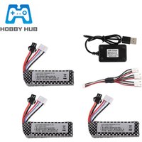 Water Gun 3S 11.1V 1800mAh 25C 401855 lipo Battery+ USB Charger Set for M4/AK Mini Airsoft BB Air Pistol Electric Toys RC Parts