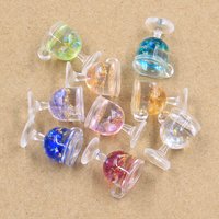 15pcs Charms Cocktail wine glass Pendant Crafts Making Findings Handmade Jewelry DIY for Earrings Necklace