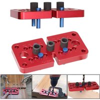 Gabarit de chevilles, Guide de perçage Vertical auto-centrant, localisateur de trous, outils de perforation, gabarit de trous de poche, outils de menuiserie pour le travail du bois