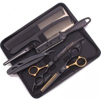 6,0 Friseurschere, Haarschneiden, Effilierschere, Set für Zuhause, Mensch und Hund, Katze, Haustiere, Gromming, japanischer Edelstahl 1001 #