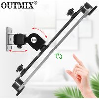 360° Rotation Wall Mount Tablet Holder Aluminum Alloy Wall Hang Bracket Stand for iPhone iPad Xiaomi Mipad Universal 7-13 inches