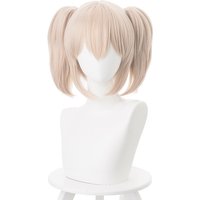 HAIRJOY Cosplay Wig Synthetic Hair Blonde Brown Green Medium Straight Double Ponytail 7 Colors Available