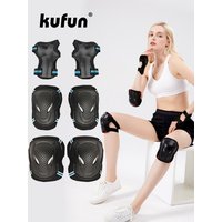 AliExpress kufun Knee Elbow Pads Protective Gear Longboard Skateboard Adult Children Bicycle Inline Roller Skate Protector set Kids Scooter