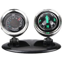 Car Ornaments Compass Thermometer Guide Ball Dashboard Meters Gauge Decorative Truck Automobile Accessories Interior Decoration