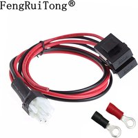1M Short Wave 30A Fuse Power Supply Cable Cord Line For Yaesu FT-857D FT-897D IC-725A IC-706 IC-78 Radio Walkie Talkie