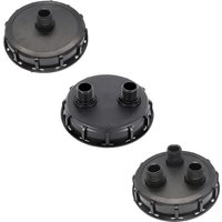 IBC Cap With DN150 Single Hole 1 Inch External Thread Plastic Cover 1 Inch Per Ton Barrel IBC Ton Bucket Plastic Cover