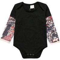 Baby Bodysuits Tattoos Print Rock 6M-24M Cotton Infant Long Sleeve Bodysuit