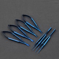 titanium microsurgical instruments microsurgery instruments Kit scissors needle holder forceps 14cm