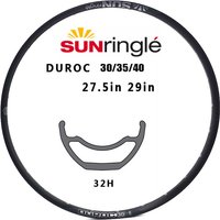 Mountain Rim Sunringle Durac 30/35/40 27.5/29 Inch Sleeved Edge 32H Aluminum RimsTubeless Ready For XC TR Bike Spare Parts