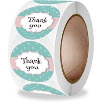 100-500pcs Thank You Sticker Envelope Seal Scrapbook Sticker Round Sticker Stationery Label Stickers Cute animal stickers