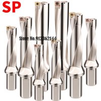 SP série U forets insérer forets à métaux 13mm-50mm profondeur 2D 3D 4D 5D indexable U perceuse machines tours CNC eau