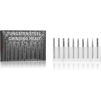DSPIAE GH-10 High-Strength Steel Grinding Head Set Polishing Tool for ES-P Grinding Pen Military Gundam Model Detail Upgrade