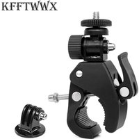 KFFTWWX für Gopro Hero 13 12 11 10 9 8 7 6 5 Schwarz Fahrrad Motorrad Lenker 360 Grad Stativ Halterung für YI SJCAM Zubehör