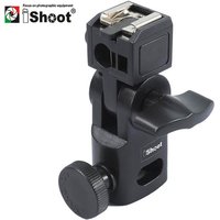 Support universel en métal pour mini flash/support parapluie IShoot, fixation griffe porte-accessoire pour Canon Nikon Pentax Olympus Sony HVL-F60M Speedlite
