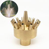 New 1" 1.5" Brass 3 Layers Fountain Nozzles Garden Pool Fountain Head