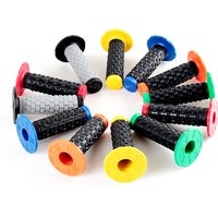 AliExpress NONE Motorcycle Grip Handle Dirt Bike Rubber Grips 22mm Handle Grip Double Color Top Moto Grips For ATV Motocross Accessories