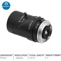 Megapixel CCTV Objektiv 5-50mm F 1,6 CS-Mount 1/3 "optische linse für CCTV Überwachungs Kameras & live streaming HDMI Kamera