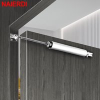 NAIERDI – ferme-porte automatique en alliage d'aluminium, 35kg, fermeture souple, ressort à gaz réglable, positionnement à 100 degrés, quincaillerie de porte