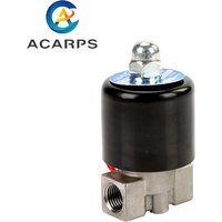 1/8" 1/4" Normally Closed/Open Stainless Steel Solenoid Valve 110V 220V 12V 24V