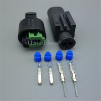 Shhworldsea 1sets 2 pin waterproof for BMW outdoor temperature sensor plug auto Oxygen sensor plug connector 1-967644-1 968405-1