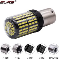 1PCS 1156 BA15S P21W LED CanBus 1157 BAY15D BAU15S PY21W Brake lamp 3014 144smd T20 LED 7440 W21W W21/5W led Turn Signal Light
