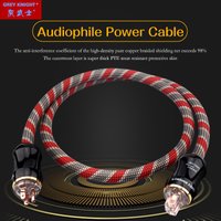 GREY KNIGHT ENERGY 17mm Audiophile HiFi OCC Audio power cable super High power connection cable EU/US/AU three options